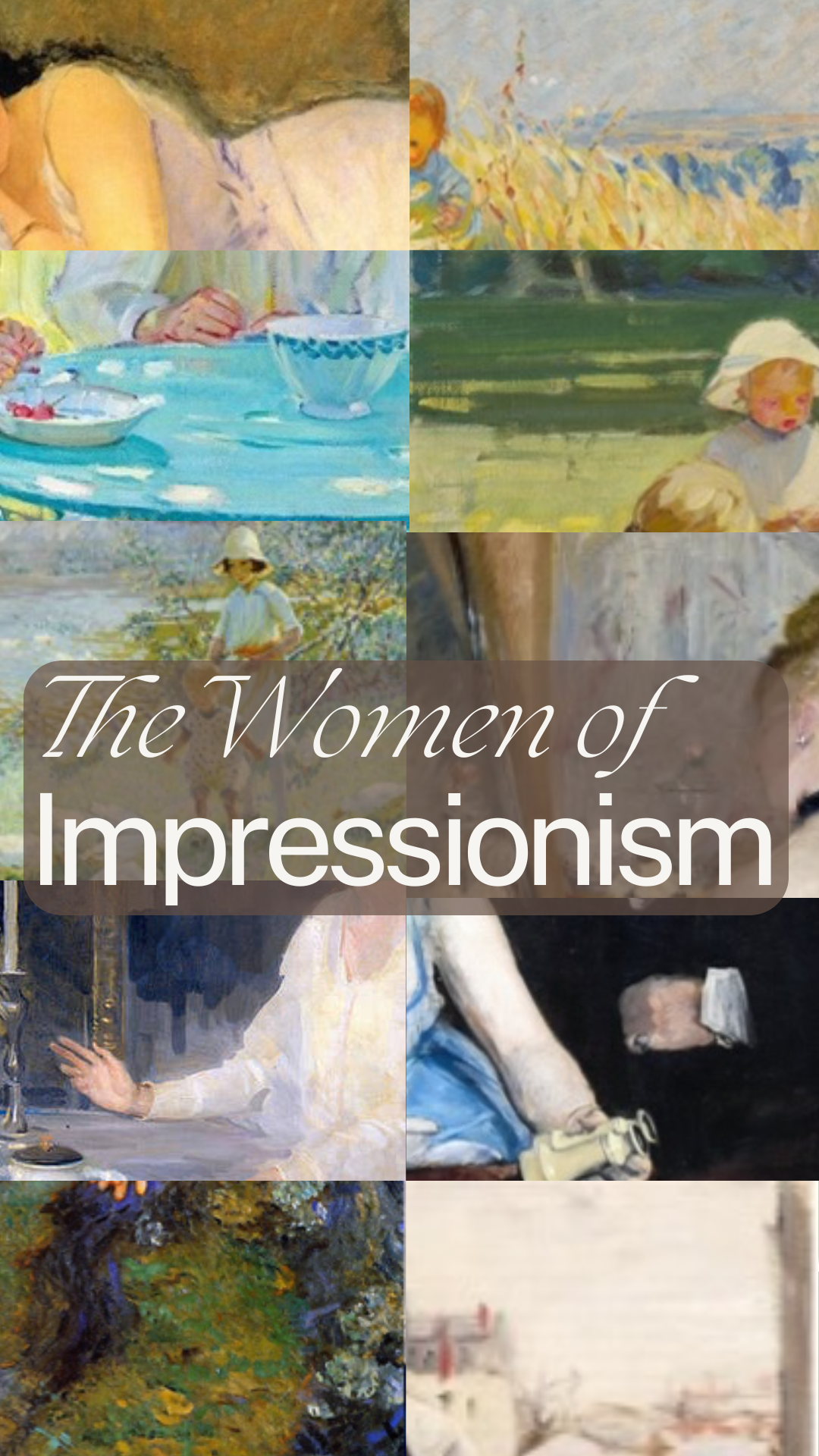 The Women of Impressionism