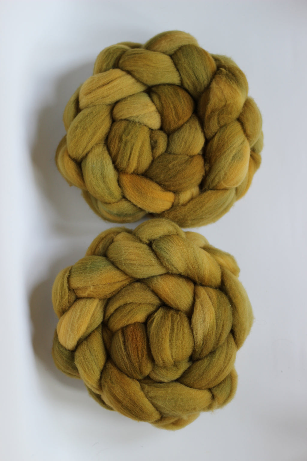 Oil Green Oops - Rambouillet Spinning Fiber