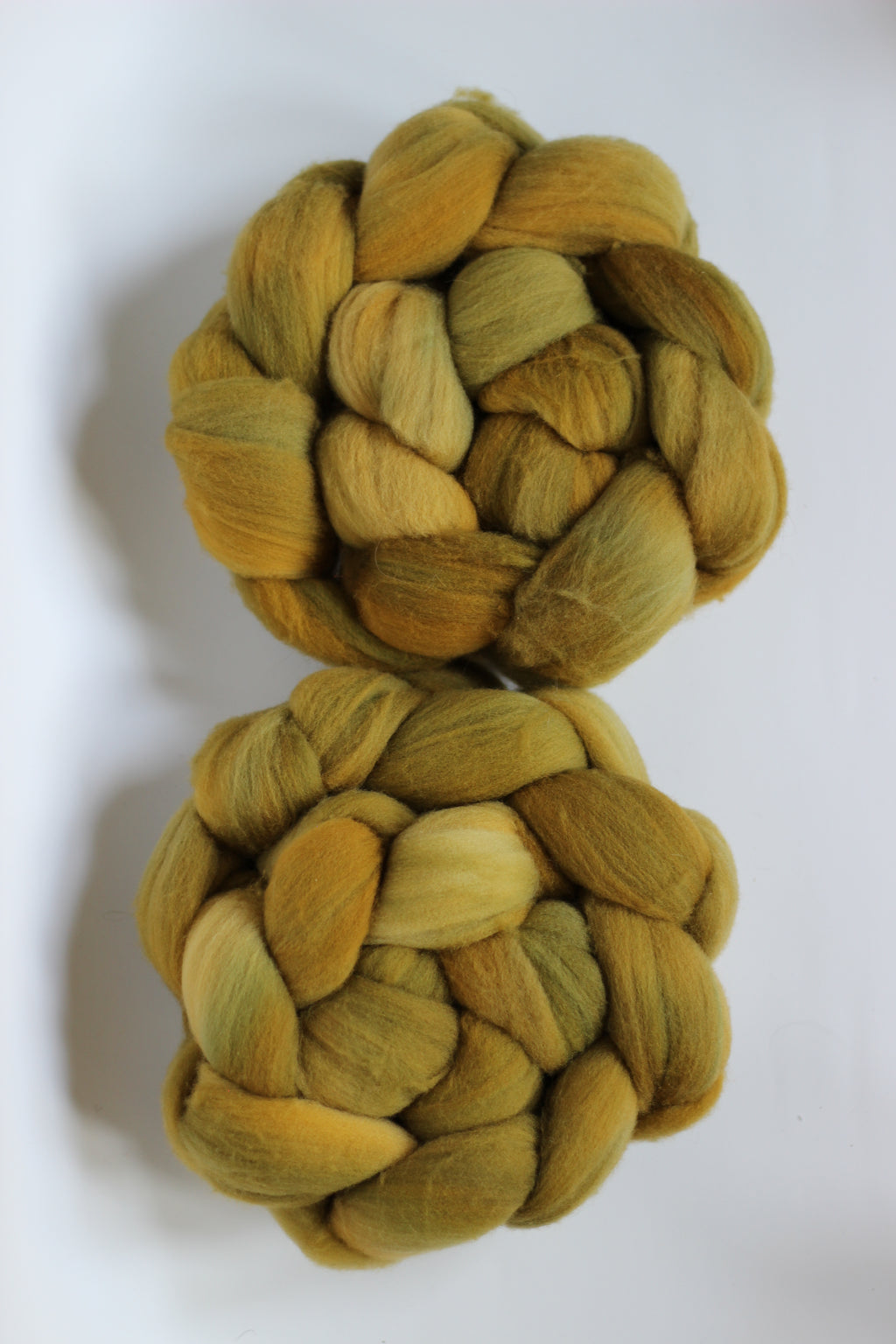 Oil Green Oops - Rambouillet Spinning Fiber